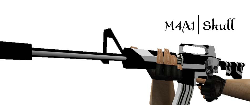 دانلود اسکین ام فور M4A1 | Skull برای کانتر استریک 1.6